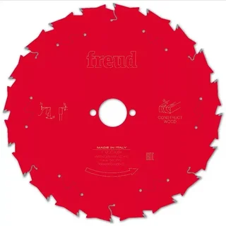 Lame scie circulaire FREUD bois construction palettes clous béton carbure