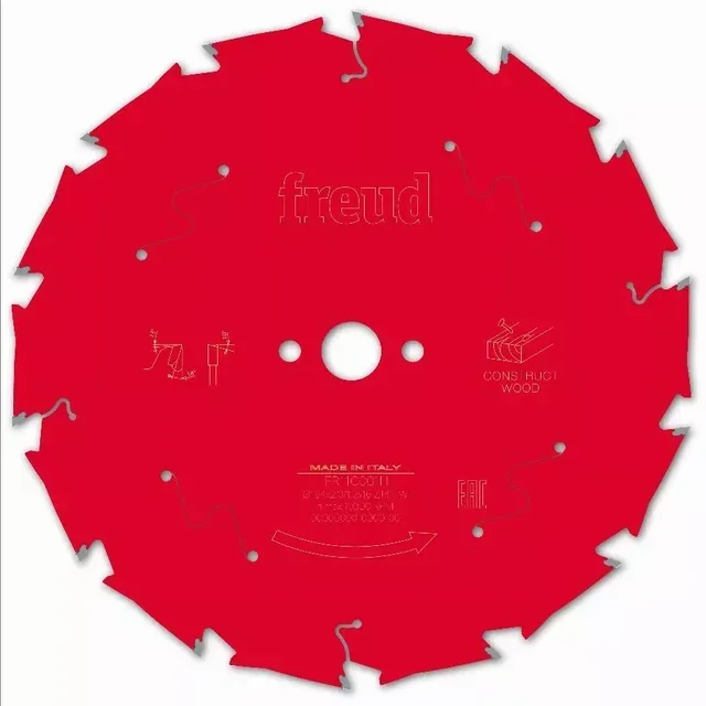 Lame scie circulaire FREUD bois construction palettes clous béton carbure