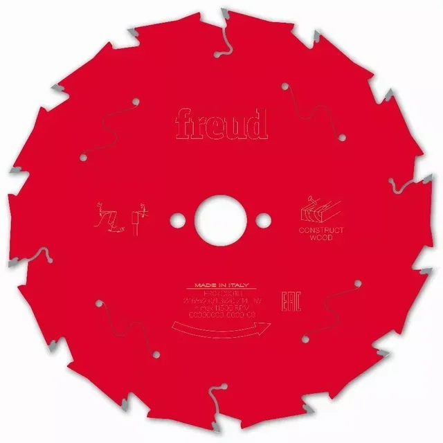 Lame scie circulaire FREUD bois construction palettes clous béton carbure