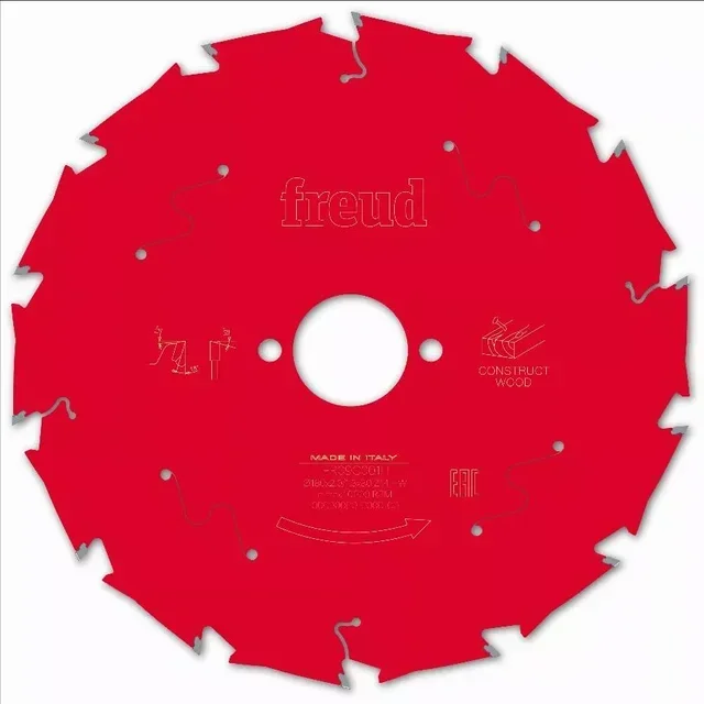 Lame scie circulaire FREUD bois construction palettes clous béton carbure