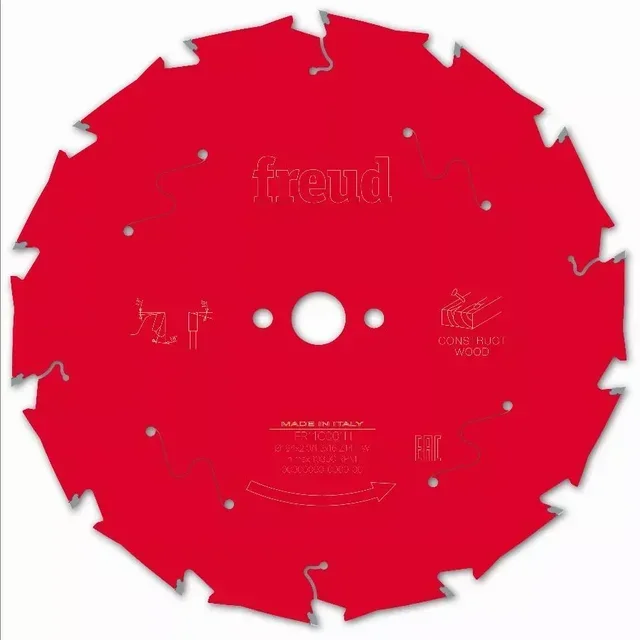 Lame scie circulaire FREUD bois construction palettes clous béton carbure