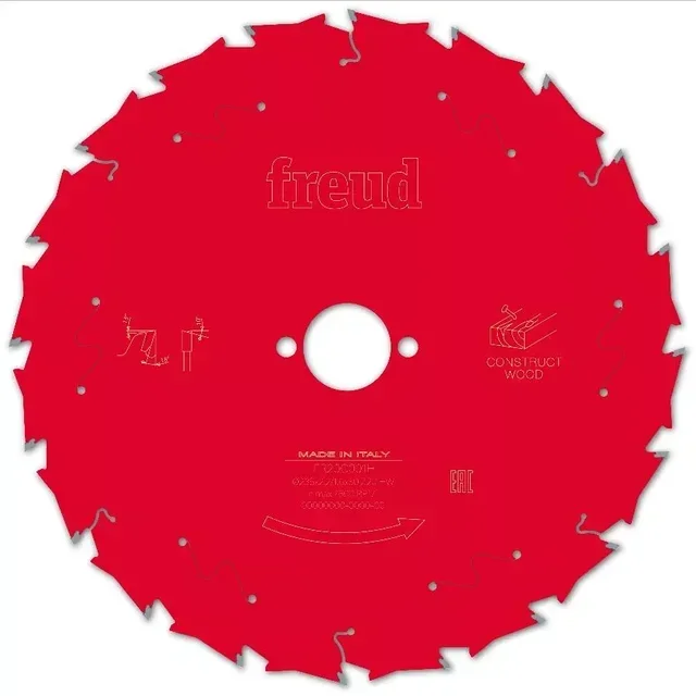 Lame scie circulaire FREUD bois construction palettes clous béton carbure