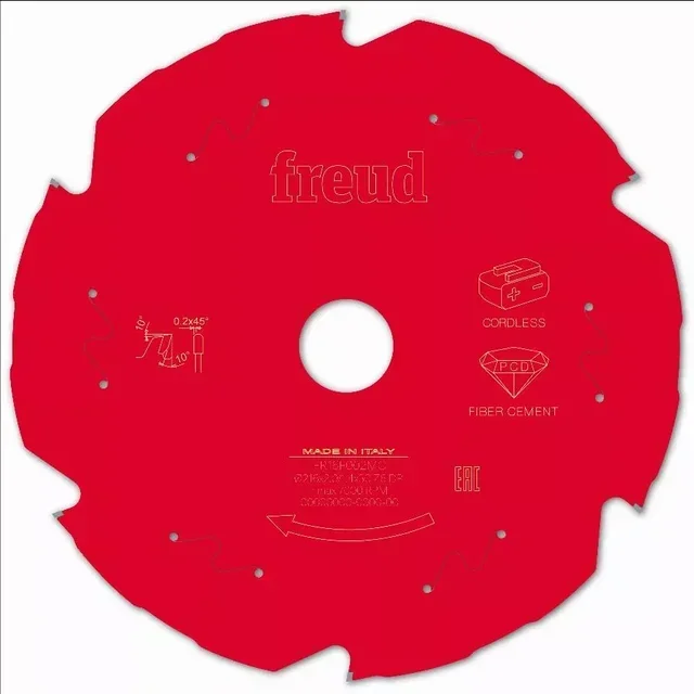 Lame scie circulaire FREUD F03FS09 Fibrociment plâtre