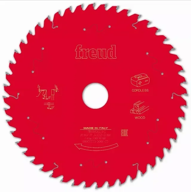 Lame scie circulaire FREUD Ø216mm 48 dents carbure TiCo bois alu F03FS10071