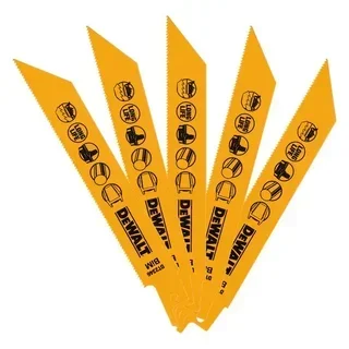 Lame scie sabre DEWALT 203 mm métal cobalt DT2353 lot 5