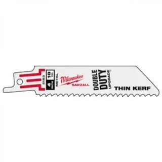 Lame scie sabre Sawzall fine 100 mm 24 TPI Milwaukee - Lot de 5