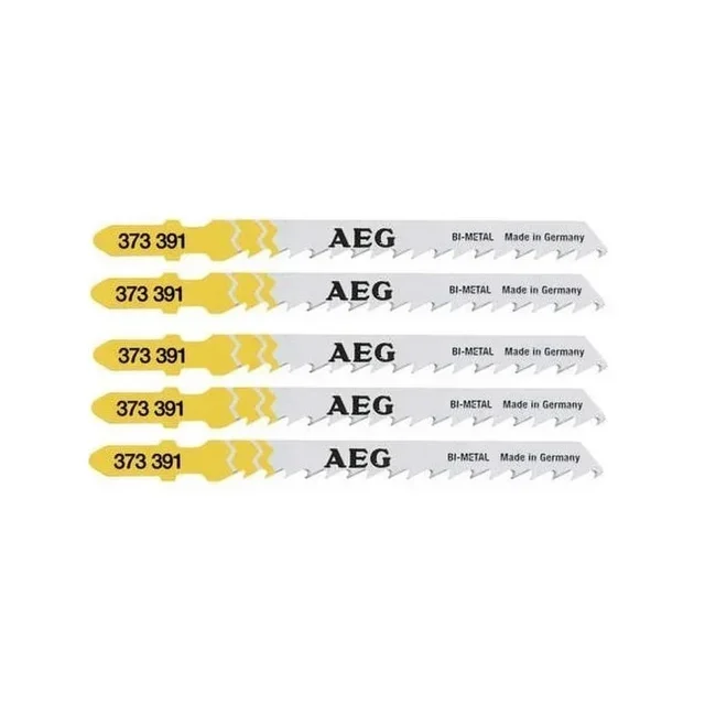 Lame scie sauteuse Milwaukee bi-métal bois 75mm 5 pièces T-Lock