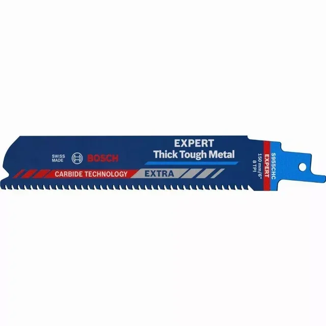 Lama per sega a gattuccio al carburo Bosch Expert CHC metallo S - ultra resistente acciaio ghisa