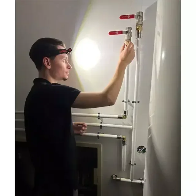 Rechargeable Headlamp VIRAX 262828 150 Lumens LED COB Magnetic 360°