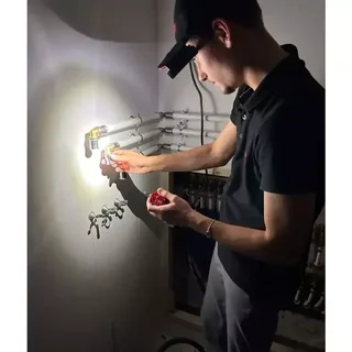 Rechargeable Headlamp VIRAX 262828 150 Lumens LED COB Magnetic 360°