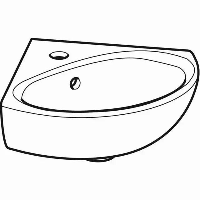 Lave-mains d'angle Bastia GEBERIT compact pour WC