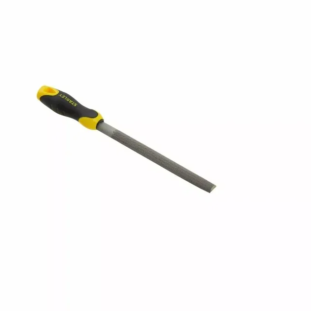Lime demi-ronde bâtarde Stanley 200 mm acier carbone premium poignée bimatière