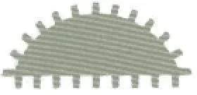 Lima mezzotonda medio-morbida MOB Mondelin 150mm acciaio cromo alte prestazioni