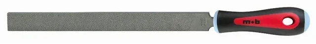 Lima piatta mezza tonda MOB MONDELIN 250x25x6 mm manico bimateriale