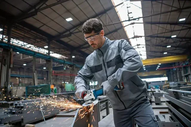 Bosch 18V Tool Set 2 Pieces: GWS 18V-10 P Angle Grinder + GBH 18V-26 Rotary Hammer with 2x 5.5Ah Batteries