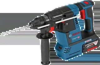 Bosch 18V Tool Set 2 Pieces: GWS 18V-10 P Angle Grinder + GBH 18V-26 Rotary Hammer with 2x 5.5Ah Batteries