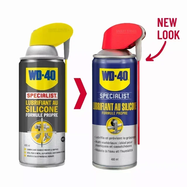 Lot 12 lubrifiants silicone WD-40 Specialist 400 ml protection mécanismes