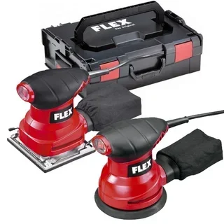 2 Stück FLEX XS 713 + MS 713 Schleifer Set mit L-BOXX 900234