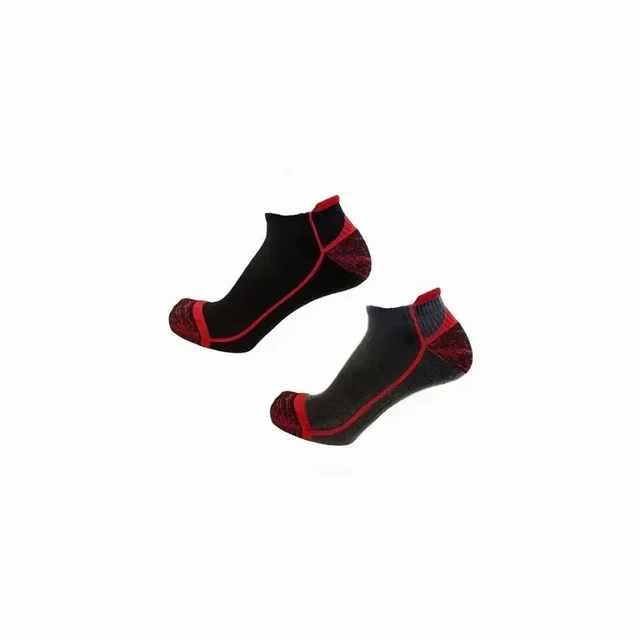 2 Paar Herren-Sneakersocken LMA Poseidon schwarz verstärkt Cordura