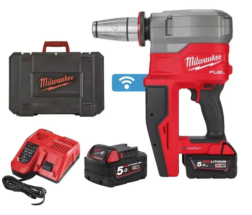 Outil de sertissage Uponor Q&E Milwaukee M18 FUEL 18V 5Ah HD Box