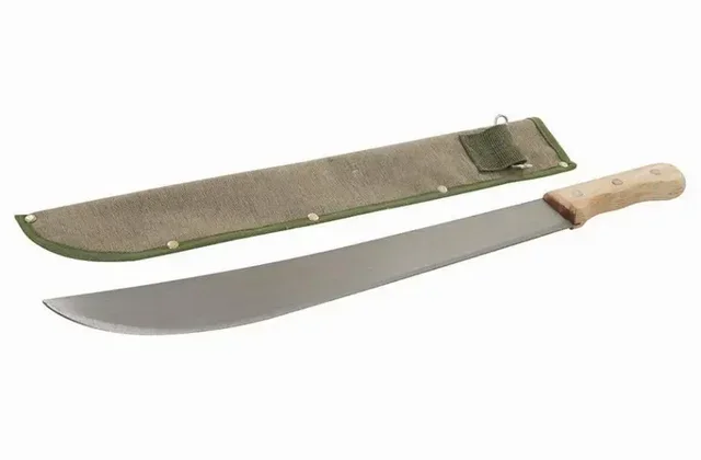 Machete Silverline GT56 Lama Dritta 405 mm Manico Legno Fodero Nylon