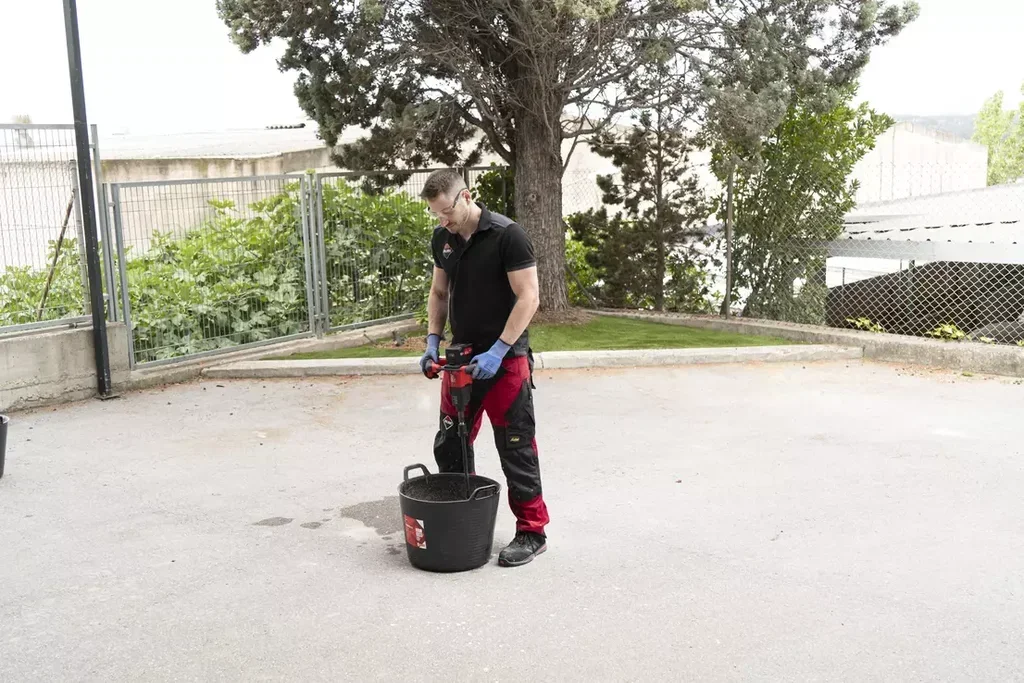 Miscelatore a batteria RUBIMIX E-10 Energy CAS 18V con batteria e valigetta - Ref. 26570