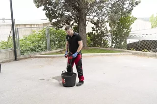 Miscelatore a batteria RUBIMIX E-10 Energy CAS 18V con batteria e valigetta - Ref. 26570