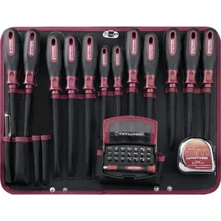 KRAFTWERK 185 Piece Professional Tool Case ABS Aluminium