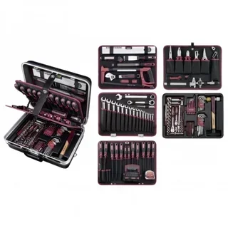 KRAFTWERK 185 Piece Professional Tool Case ABS Aluminium