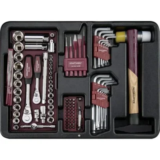 KRAFTWERK 185 Piece Professional Tool Case ABS Aluminium