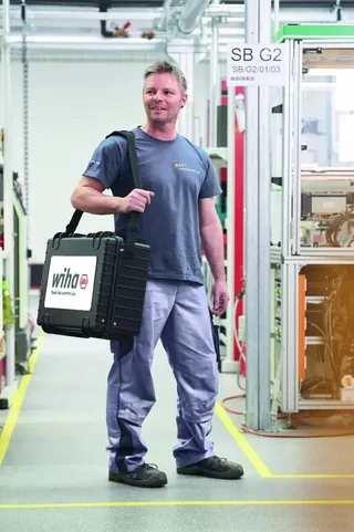 Valigia Attrezzi Elettricista WIHA Competence XL 81 Pezzi Isolati 1000V Professionale