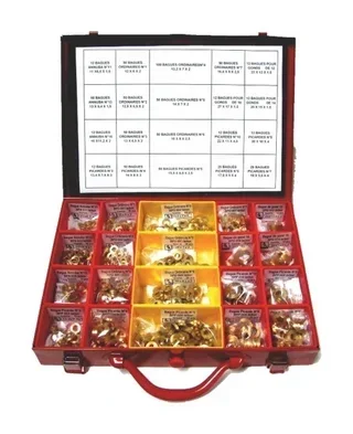 Valigetta legno 746 anelli ottone - Ref. MALBP002