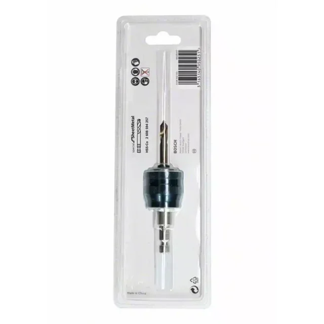 Mandrin perçage Power Change Plus 3/8" Bosch 2608594256 avec foret pilote HSS-Co