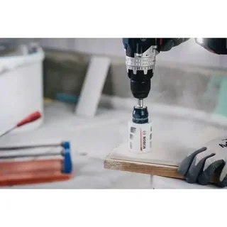 Mandrin perçage Power Change Plus 3/8" Bosch 2608594256 avec foret pilote HSS-Co