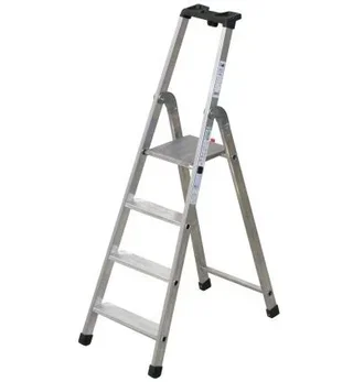 Marchepied aluminium 4 marches pro escabeau professionnel QUADRA
