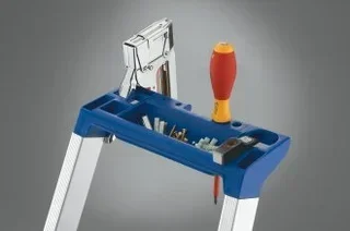 Aluminium-Trittleiter TUBESCA 5 Stufen 1,94m professionell rutschfest Maxibat