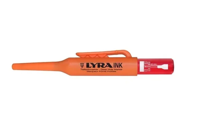 Lyra Ink roter Permanentmarker 1mm Keilspitze