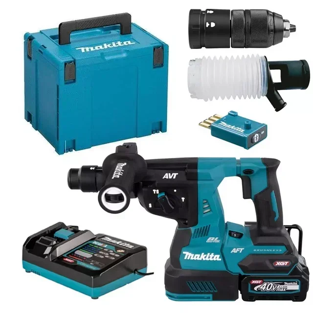 MAKITA 40V SDS-Plus Bohrhammer 28mm HR002GM202 mit Akku - Akku-Bohrhammer Meißelhammer