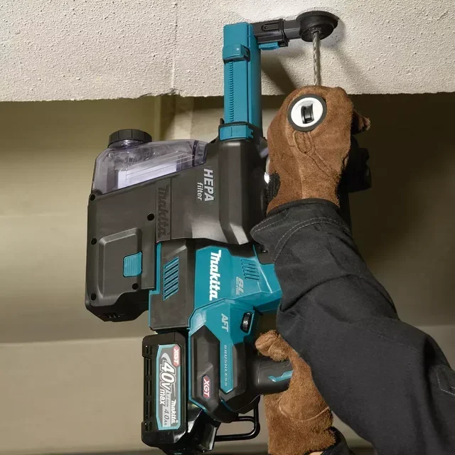 Tassellatore MAKITA 40V SDS-Plus HR002G con 2 batterie 4Ah, caricabatterie e valigetta MakPac