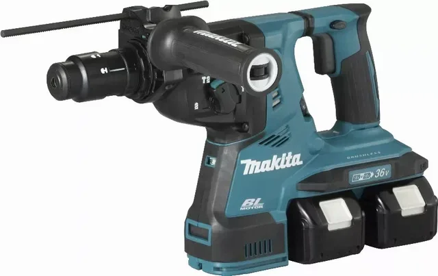Martillo perforador Makita DHR281 SDS-Plus 36V (2x18V) 5.0Ah con maletín MakPac