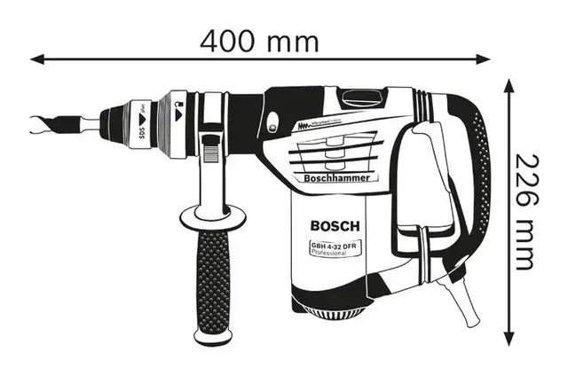 Bosch GBH 4-32 DFR Professional Bohrhammer 900W SDS Plus