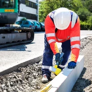 Costipatore per Bordi Leborgne Nanovib 3kg Manico 31cm Antivibrazione
