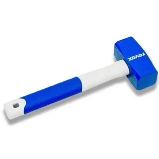 Martello da Muratore Quadrato 1,25 kg Manico Trimateriale REVEX Attrezzo Edile