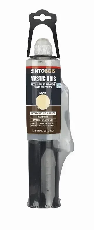 Mastic à bois SINTO 150ml réparation sapin bi-composant
