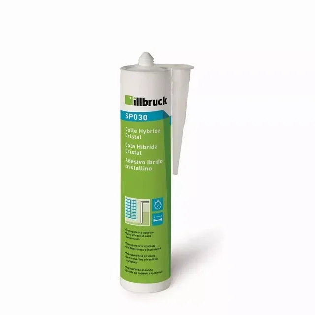 Mastic-colle SP030 ILLBRUCK 310ml transparent cristal verre