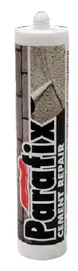 Mastic réparation cimentaire Parafix 310ml gris DL Chemicals rebouchage fissures