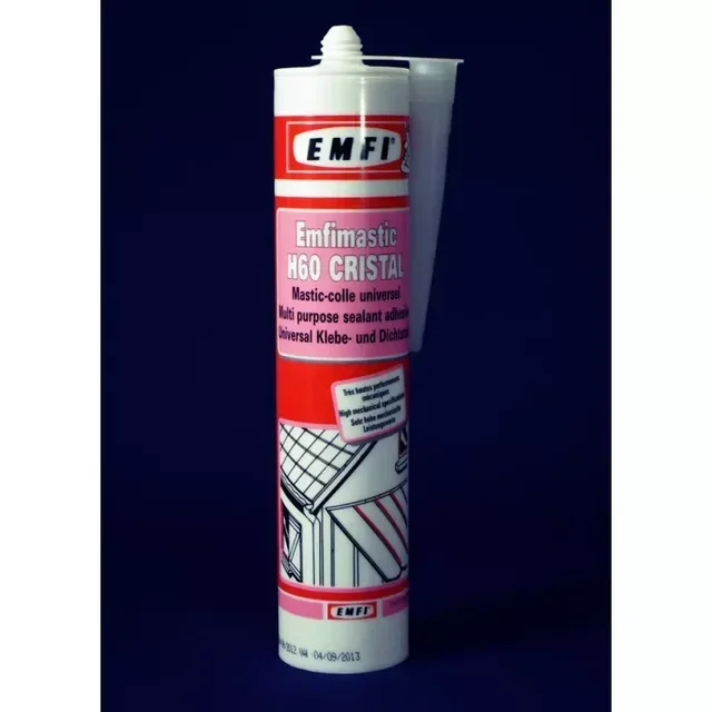 Masilla Polímero EMFI MS60 290ml - Adhesivo Industrial Carrocería Construcción