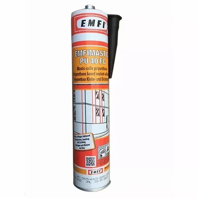 Mastic polyuréthane EMFI PU403 300ml Gris - Cartouche 25 unités