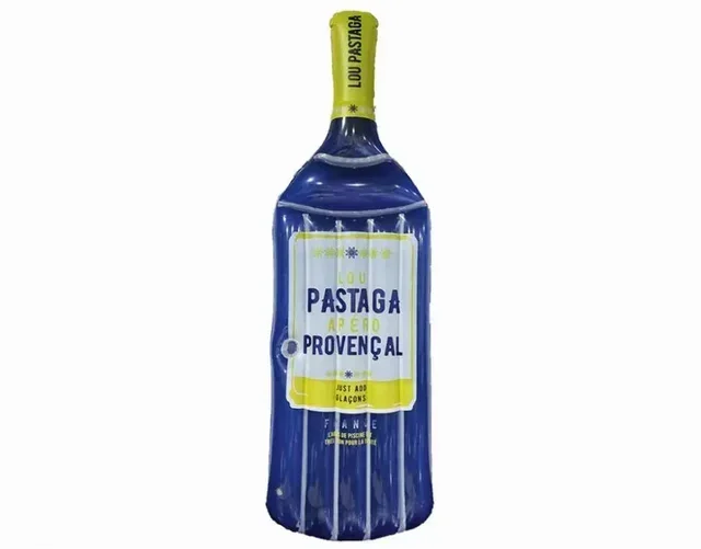 Aufblasbare Pastis-Flasche Pool-Luftmatratze 236cm Strand Schwimmmatratze