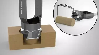 Mèche à bouchonner FAMAG 1616 - 75mm pour perceuse bois